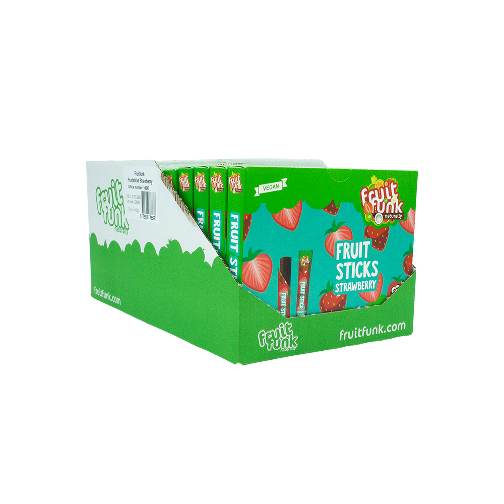 Fruitsticks Strawberry 8-pack (12 stuks)