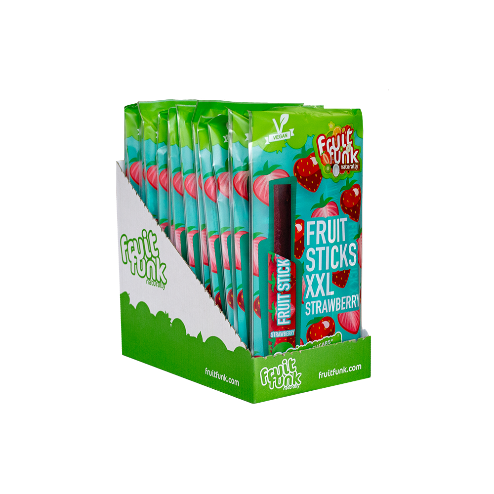 Fruitsticks XXL Strawberry 5-pack (12 stuks)