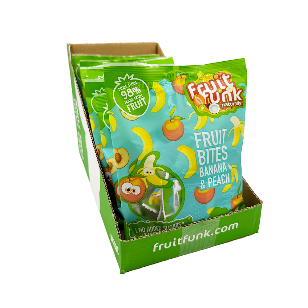 Mixed Multibag Banana & Peach (12 stuks)