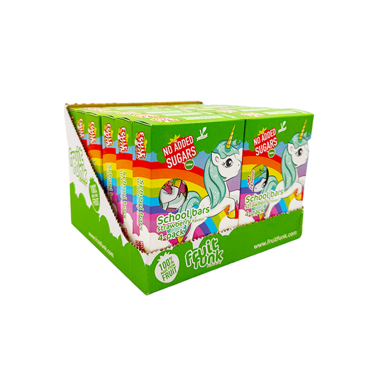 Unicorn Fruitbars Strawberry 4-pack (12 stuks)